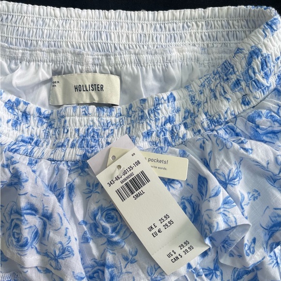 Hollister Blue Floral Mini Skirt - Picture 5 of 6